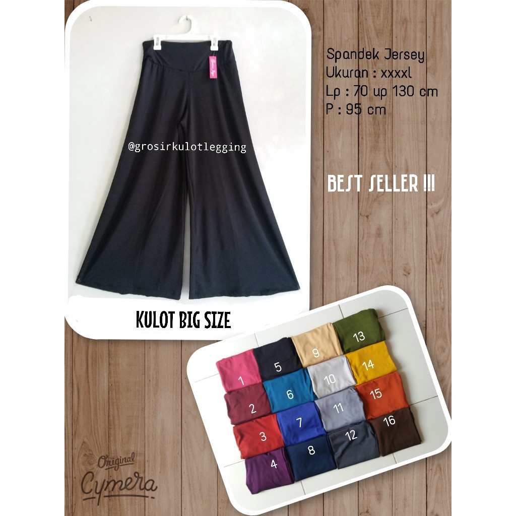  Celana  Kulot  Big Size Jersey Shopee  Indonesia