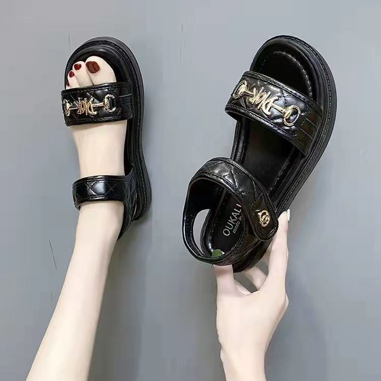 Free Box Sepatu Sandal Wanita NS10290 Sandal Wedges Wanita Sandal Import