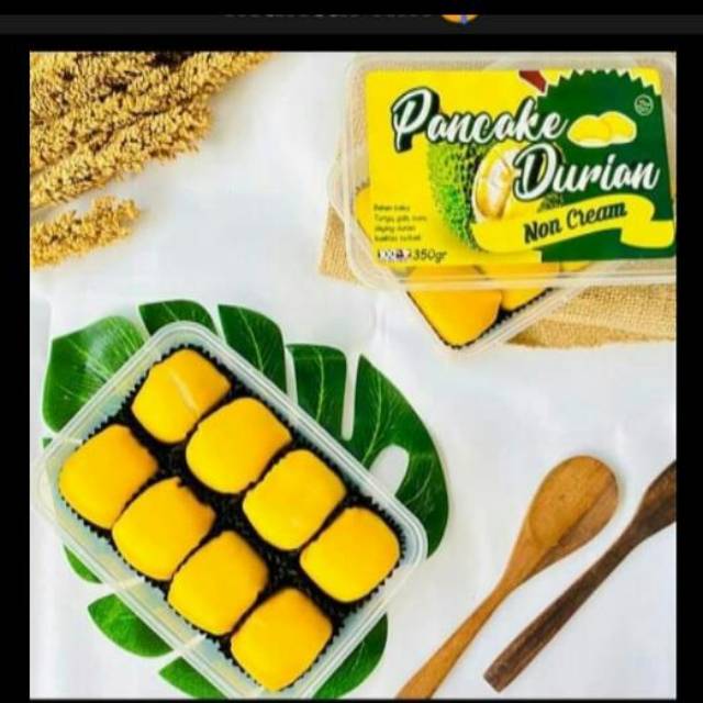 

Pancake durian no cream isi 8