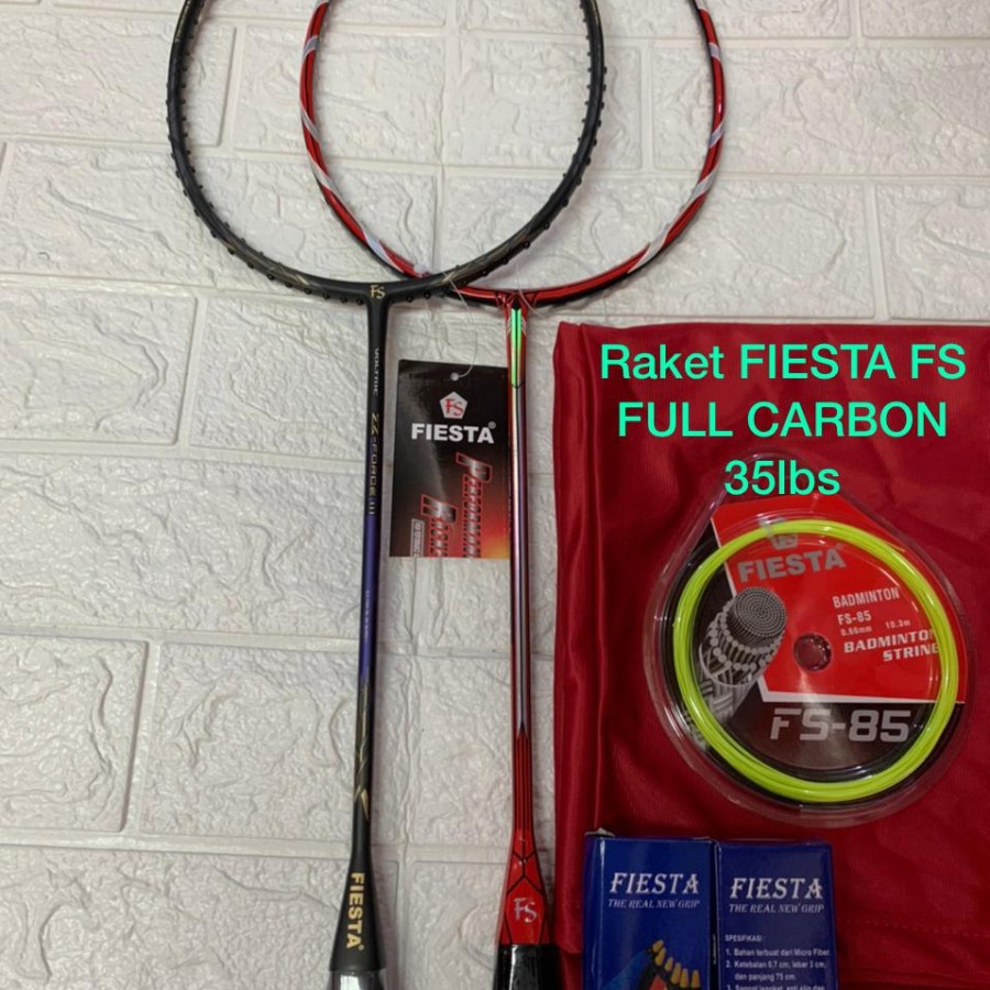 Raket Badminton NEW FIESTA FS VOLTRIC Z FORCE 111/Fiesta 222 35lbs ORI