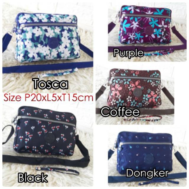 TAS 100% ORIGINAL - Tas Selempang Pouch Kipling Tab motif 4Ruang 2Tali