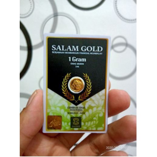 1 GRAM LOGAM MULIA / LOGAM MULIA SALAM GOLD