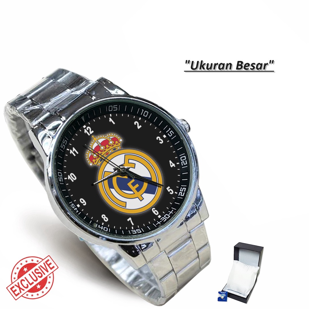 Jam Tangan Rantai Couple REAL MADRID FC - 2 (Special)