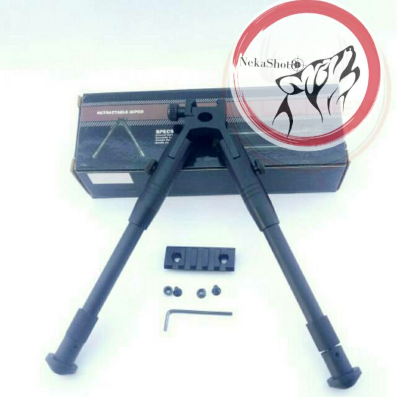 Bipot  - bipod rail plus rail picatini - bipot rail - bipod rail - bipot - bipod - bipod plus rail