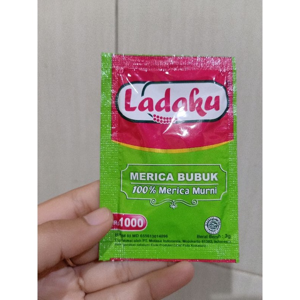 

Ladaku Merica Bubuk Sachet 1 Renceng (12x8 gr ) PROMO