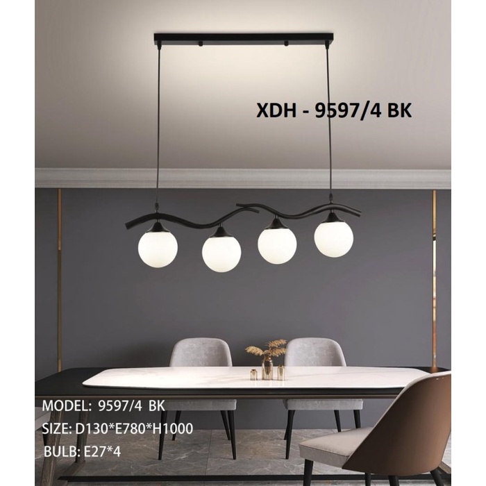 Lampu Gantung Meja Makan Minimalis Nordic XDH 9597