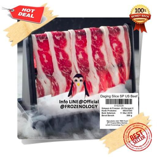 

BEST SELLER 100% USA Beef Bifuyaki Yakiniku Shabu Sukiyaki Daging Slice Siap Kirim