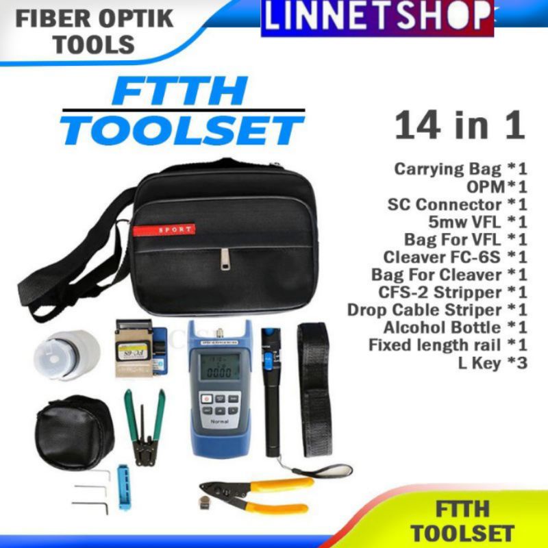 FTTH Tool Set Alat Kerja Fiber Optik