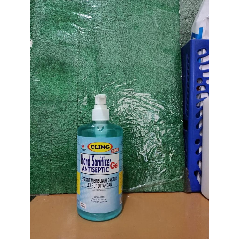 hand sanitizer Gell 500ml pump termurah / Kemenkes / handsanitizer antiseptic