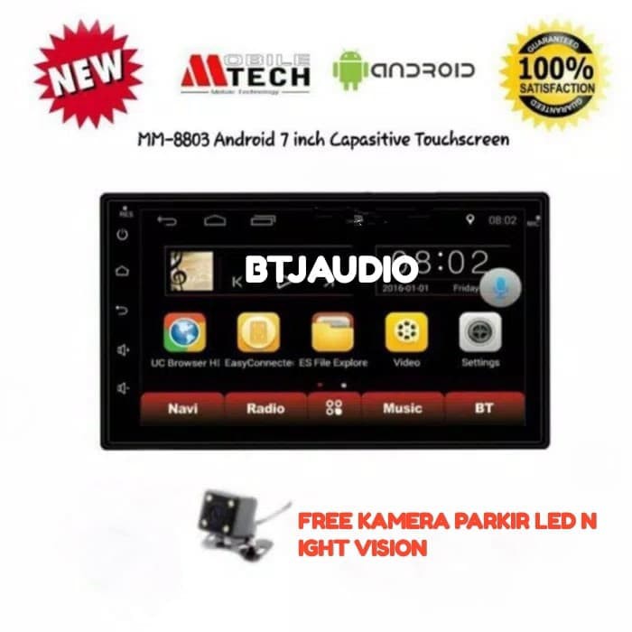 HEAD UNIT TV MOBIL MTECH MM-8803 ANDROID FULL HD KAMERA