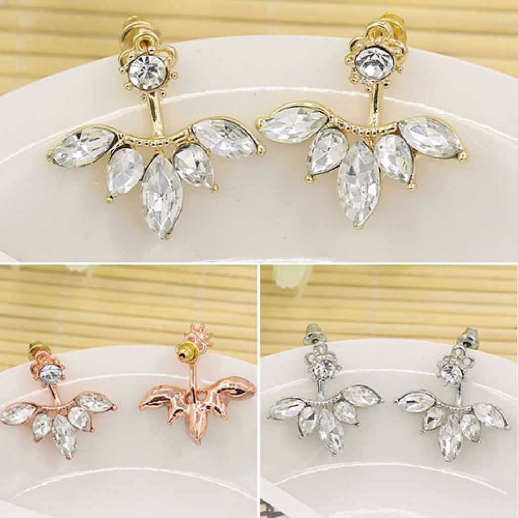 Hu Hu Hu Hu Hu Alat Bantu Pasang Kacamata♡ 1 Pasang Anting Serbaguna Warna Rose Gold Untuk Hadiah