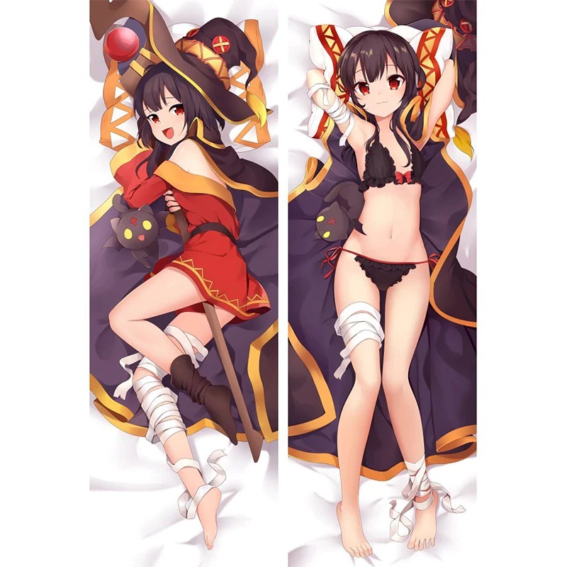 baju sarung kekinian Dakimakura Guling Anime Konosuba Megumin AQUA Darkness bisa custom bisa custom