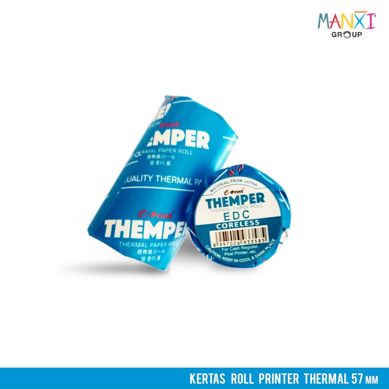 

Kertas Roll Printer Thermal Themper 57 x 30 mm Untuk Printer Kasir
