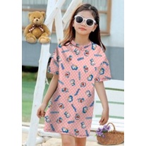 VF-DRESS ANAK PEREMPUAN MOTIF FULL PRINT / DASTER UMUR 3-8 TAHUN PT2