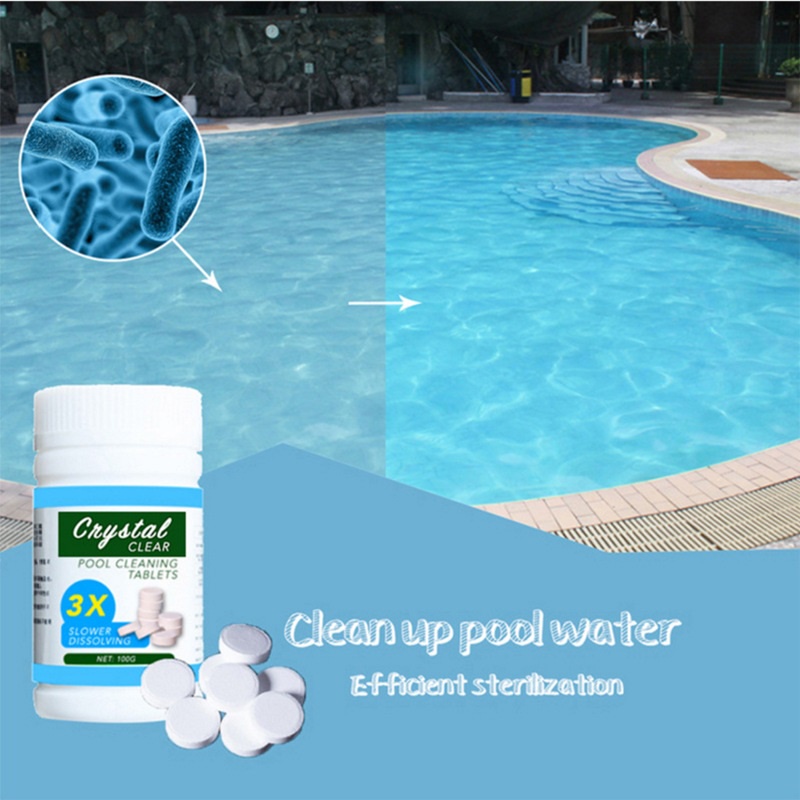 Mi.more Pool Cleaning Floating Chlorine Klorin Dispenser Pelampung Tablet + 100g Obat Pembersih Kolam Renang