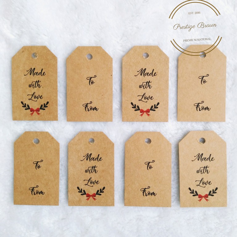 

Hangtag untuk Hadiah | Kraft Hangtag | Artpaper Hangtag
