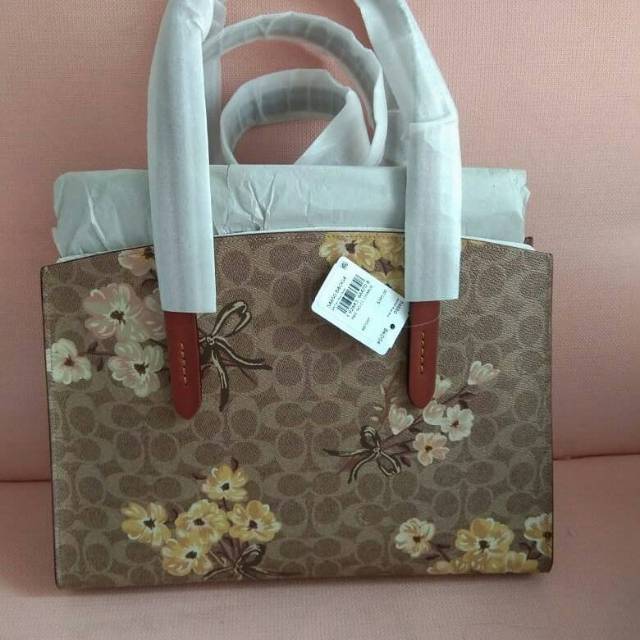 Coach Charlie Carryall prairie medium sz 35
