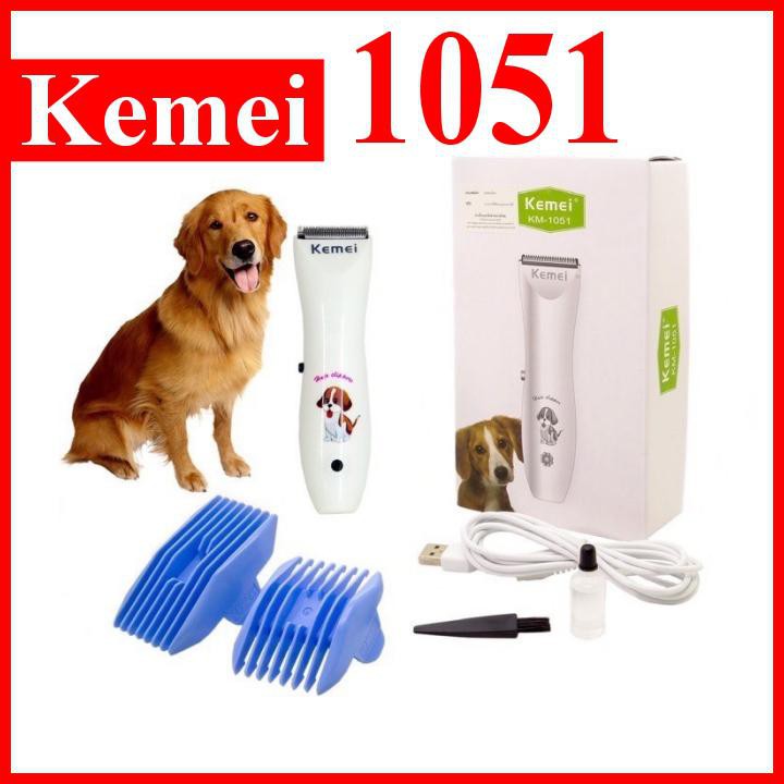 KEMEI 1051 ORIGINAL CUKURAN BULU HEWAN ELEKTRIK CAS PET CLIPPER RECHARGEABLE ANJING KUCING KM 1051 KM1051 KM1051