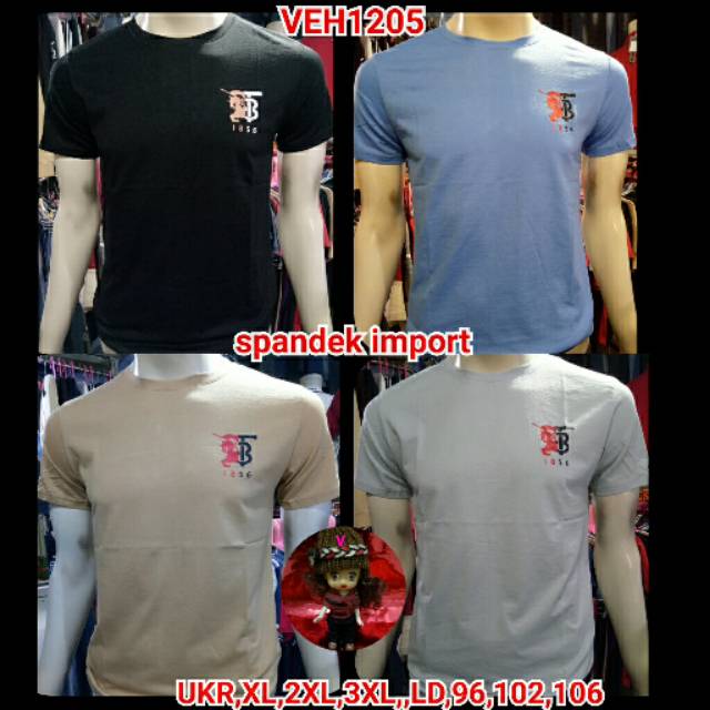 Kaos pria import/kaos spandek import/kaos pria terbaru/kaos pria lengan pendek