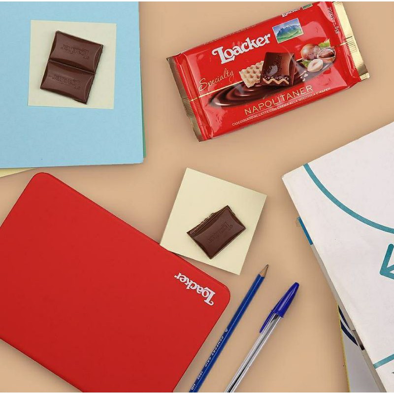 Loackers Napolitaner Chocolate Wafer Bar Manufactured for Middle East