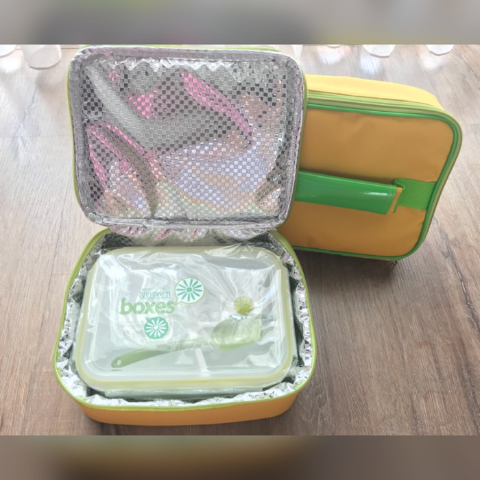 [UNIK88] Tas Bekal / tas kotak makan polos besar