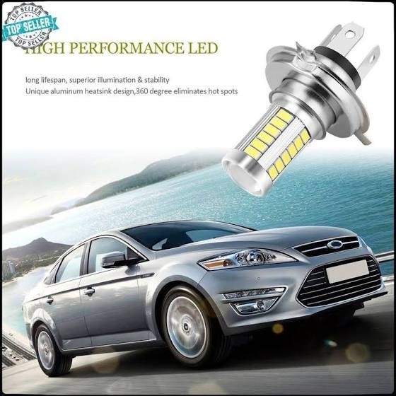 LAMPU BOHLAM LED H4  33 MATA AC DC