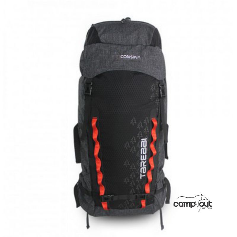 Consina Tarebbi Tas Carrier 60L - Tas Keril Gunung Hiking Camping - Tas Gunung Pria Wanita