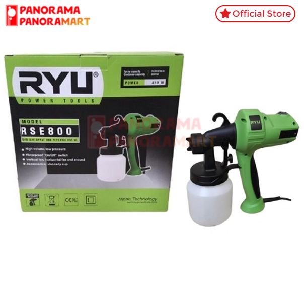 SPET RYU RSE 800 - ELECTRIK / Spray Gun Elektrik 800 Ryu / Semprotan Cat Listrik 800 Ryu