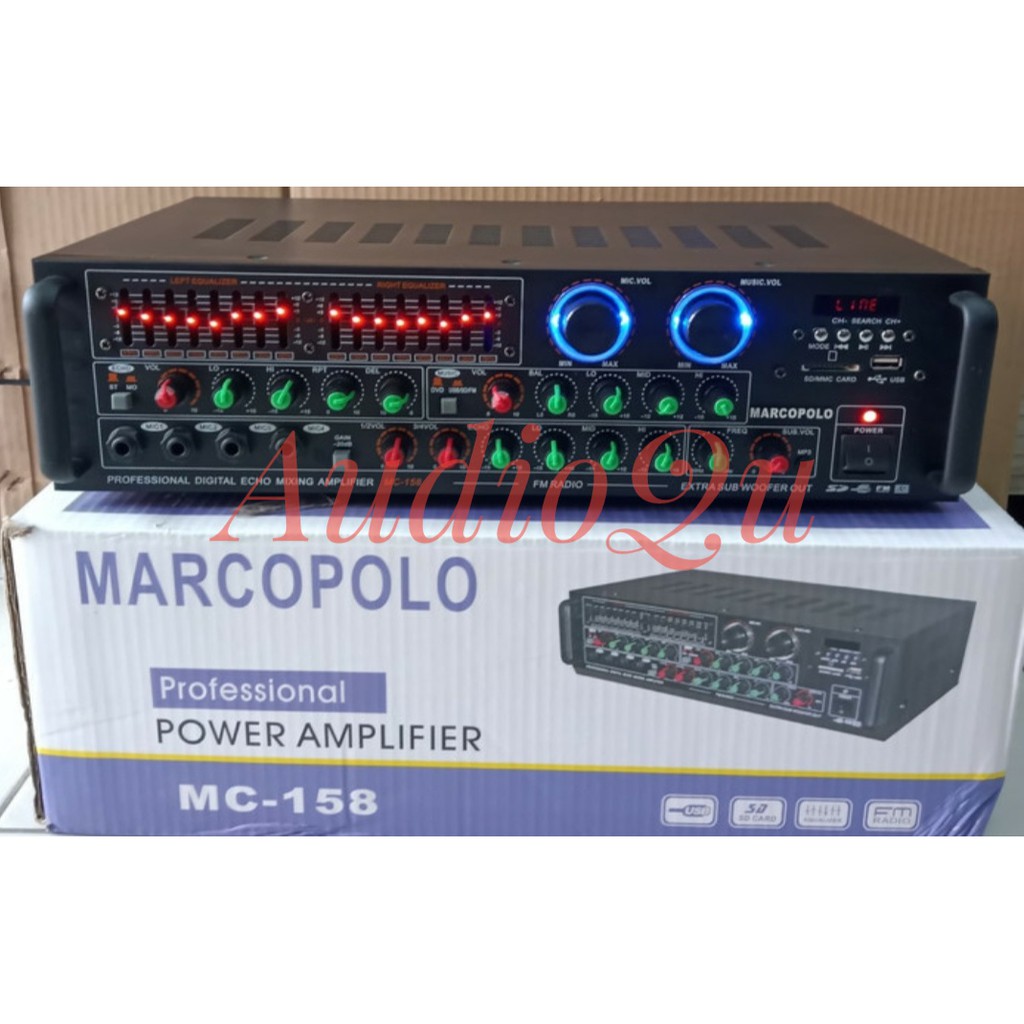 Power Amplifier Marcopolo MC 158/ MC158/ MC-158 USB-SD-FM