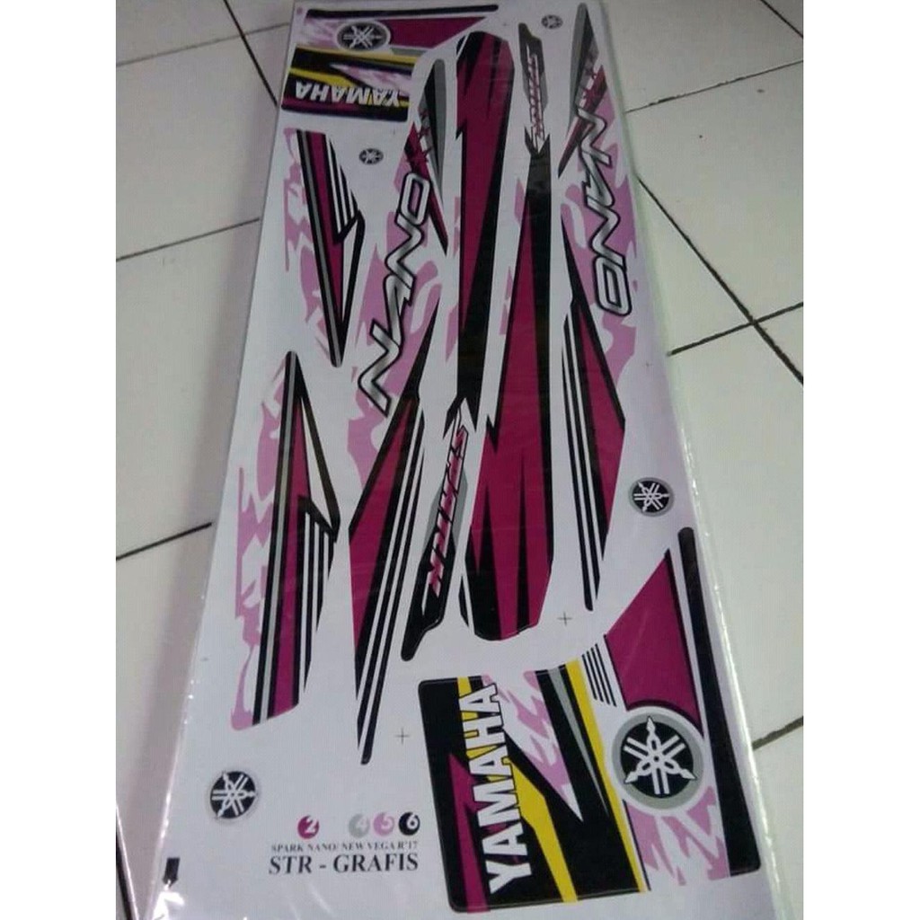 Aksesoris Striping Variasi Motor Vega Zr - Spark Nano - 4