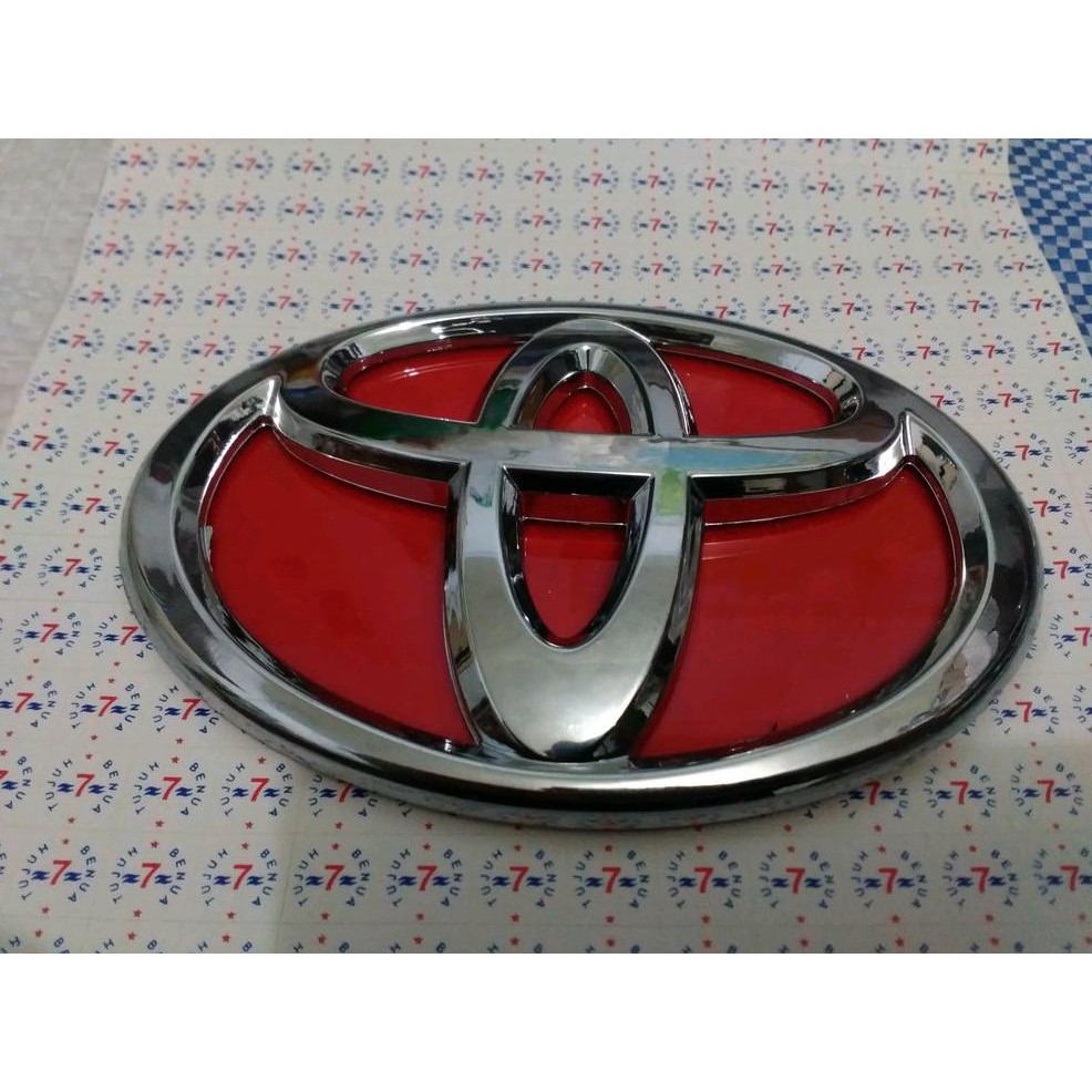 LOGO ATAU EMBLEM BELAKANG TOYOTA AVANZA 2006 TO 2011 MODIFIKASI MERAH Shopee Indonesia