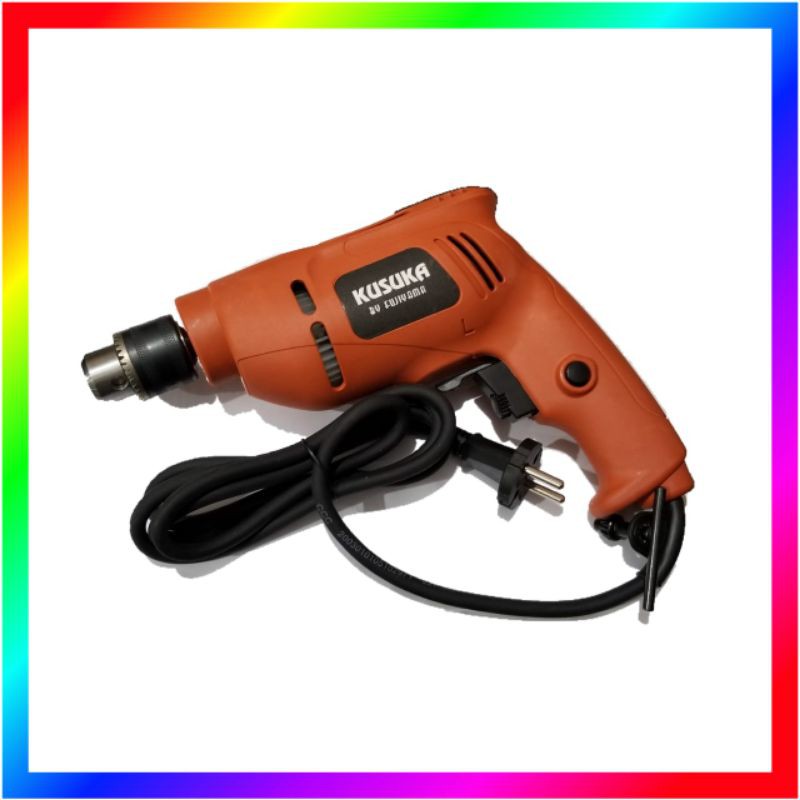 MESIN BOR KUSUKA 10 MM KR 60 ELECTRIC DRILL