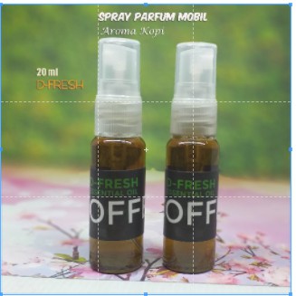PEWANGI RUANGAN MOBIL AROMA KOPI - PARFUM AROMA KOPI  SISTEM SPRAY - PENGHARUM AROMA KOPI