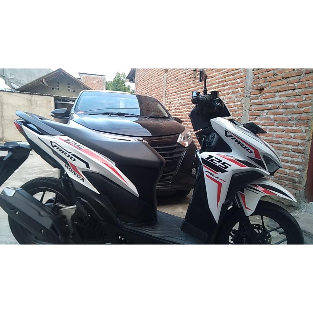 Stiker striping decal lis body motor honda vario new 125 tahun 2018-2020