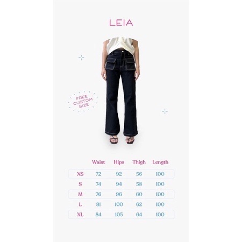 Leia Jeans / Bootcut Jeans