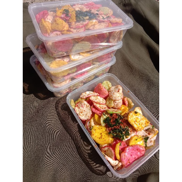 

KRUPUK SEBLAK BOX 650ML | CAMILAN PEDAS GURIH HALAL