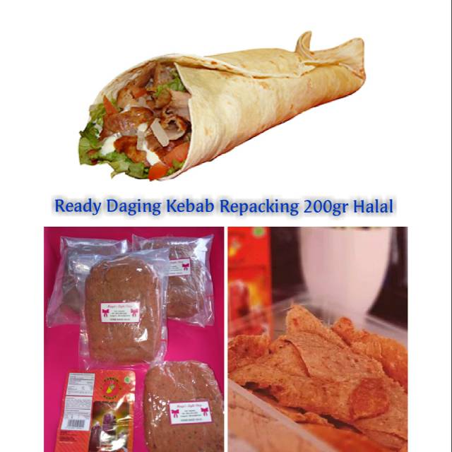 

Daging kebab 200gr 1kg halal termurah enak beef sapi asli bahan kebab cek juga tortilla