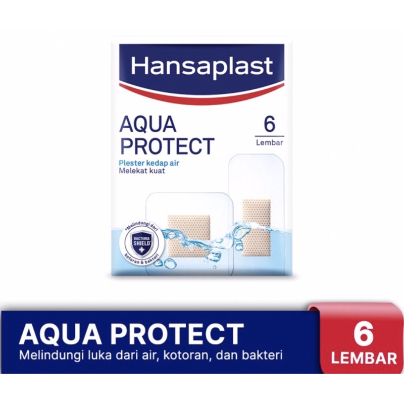 Hansaplast aqua protect amplop 6 pcs ( pelindung luka anti air )