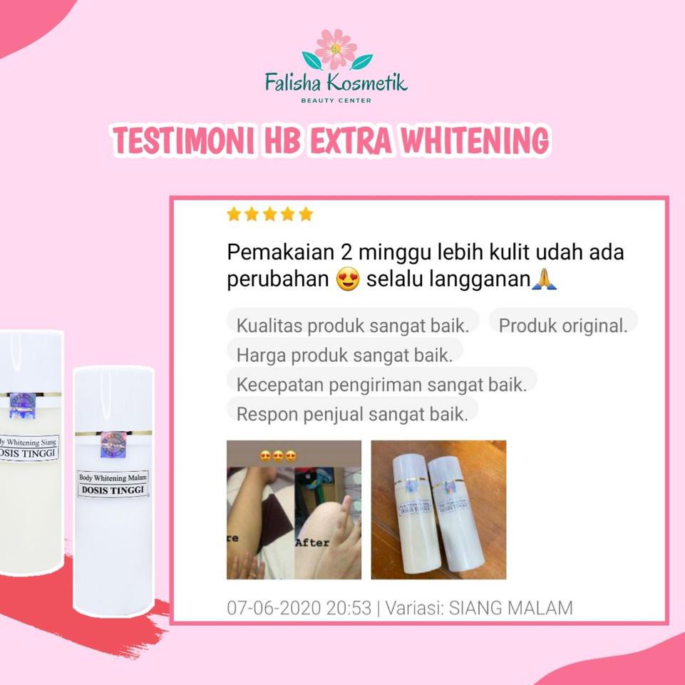 ➚p5 Lotion Pemutih Badan Hb Extra Whitening Dosis Tinggi Handbody Dosting Perawatan Tubuh BPOM ✭ •