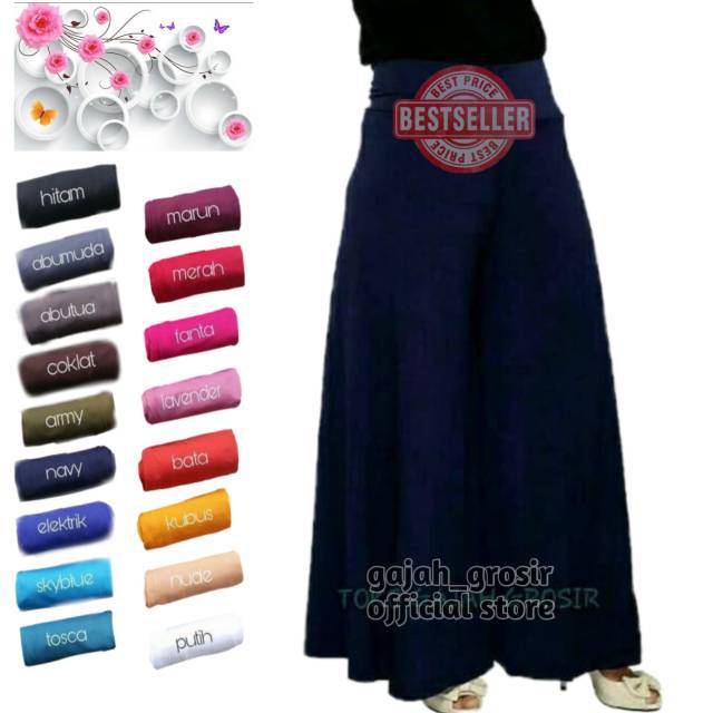 Celana Kulot Panjang Model Payung-7