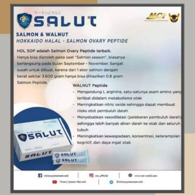 Salut salmon ovary peptide - sop 100 HDL