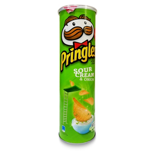 

PRINGLES POTATO CRISPS SOUR CREAM & ONION 107 GR / KERIPIK KENTANG RASA KRIM ASAM & BAWANG