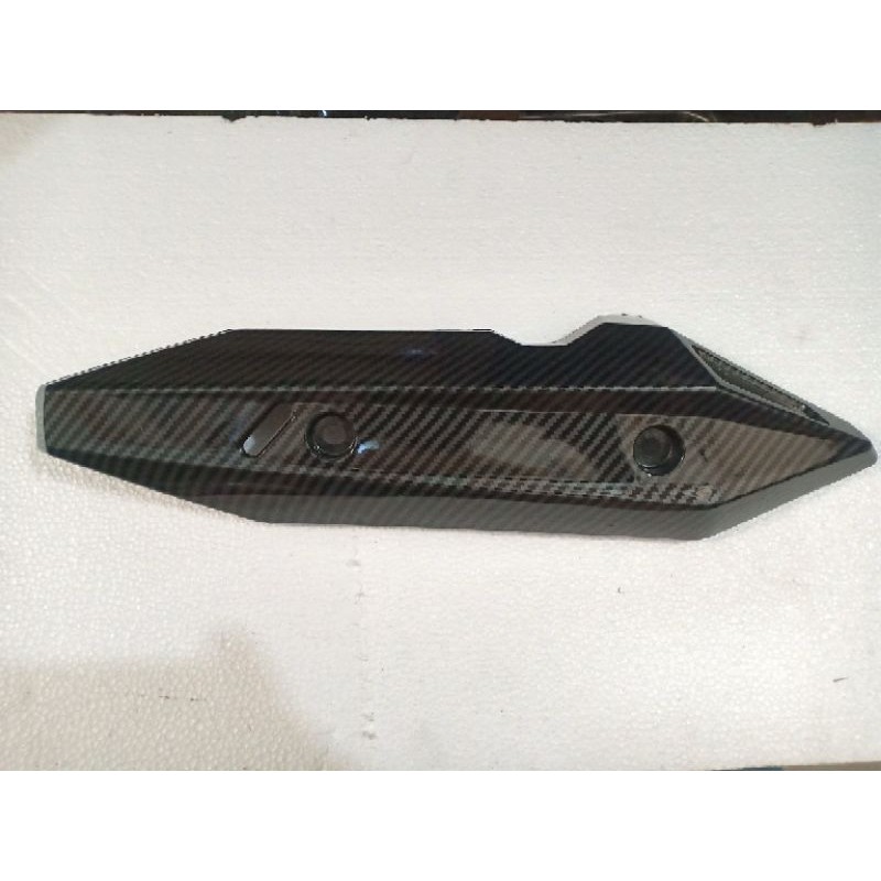 cover knalpot vario 125/150 2019 karbon/cover tutup knalpot vario 125/150 led karbon