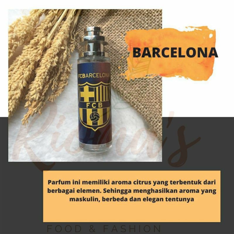 parfum Eropa Barcelona dari bibit Eropa