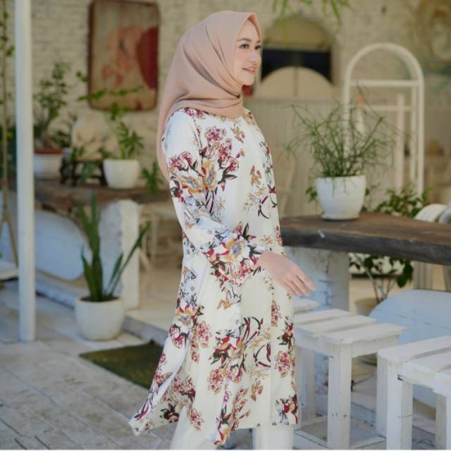 Lavanda Tunik White L Heaven Lights HL