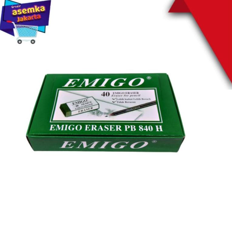 

(M9Y6) ★ Penghapus pensil stip eraser Emigo isi 40pcs //Produk@melimpa