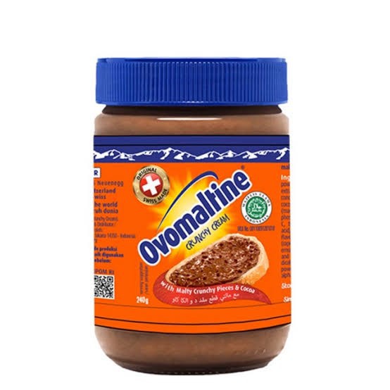 

Selai Ovomaltine crunchy choc spread 380gr