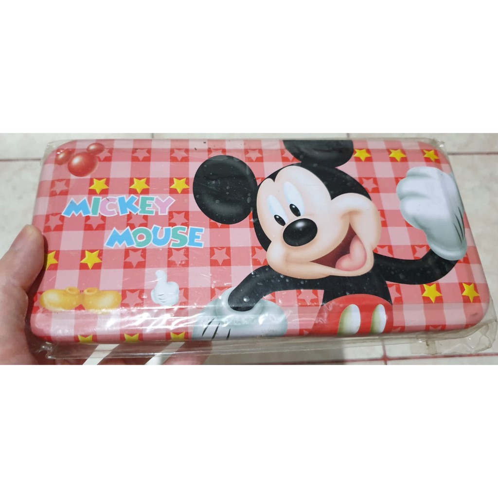 

KOTAK PENSIL KALENG / PENCIL CASE MICKEY MOUSE