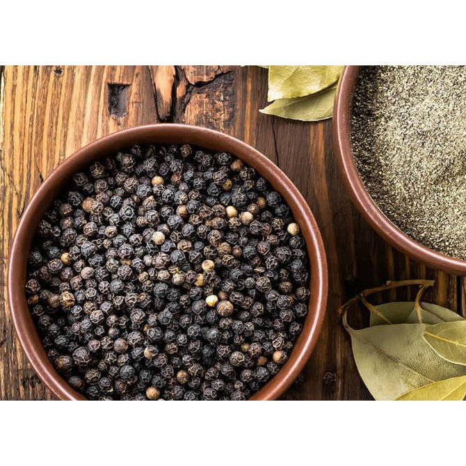 

BERKUALITAS! LADA HITAM/BLACK PEPPER BUBUK/BIJI 50 GRAM