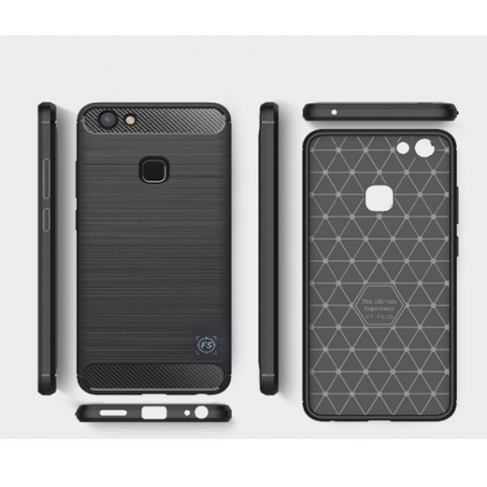 FS Rugged Armor Samsung J4 2018 J4 Plus - Hitam Navy Abu Abu
